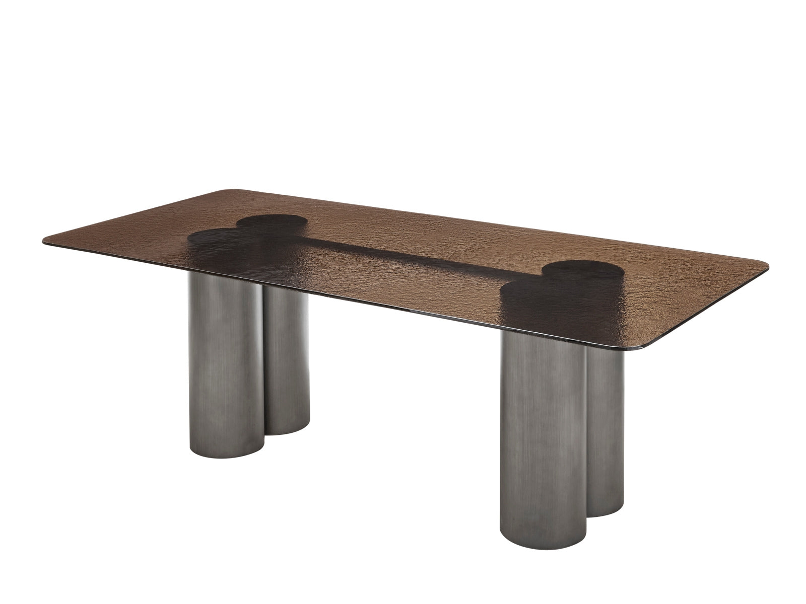 LUCA | BROWN GLASS WATER WAVE