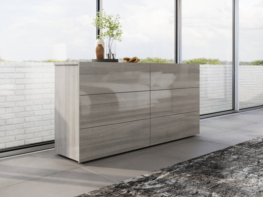 AYLA | LIGHT GRAY OAK HIGH GLOSS
