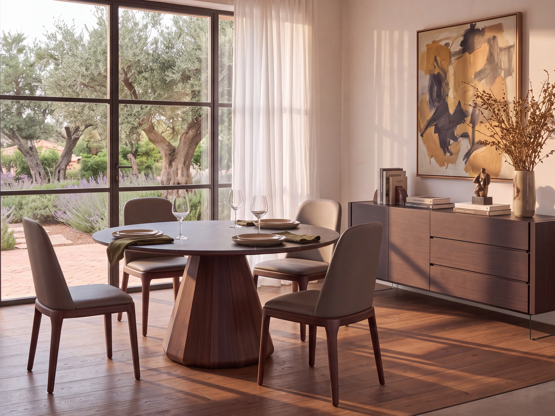Eric Round Dining Table