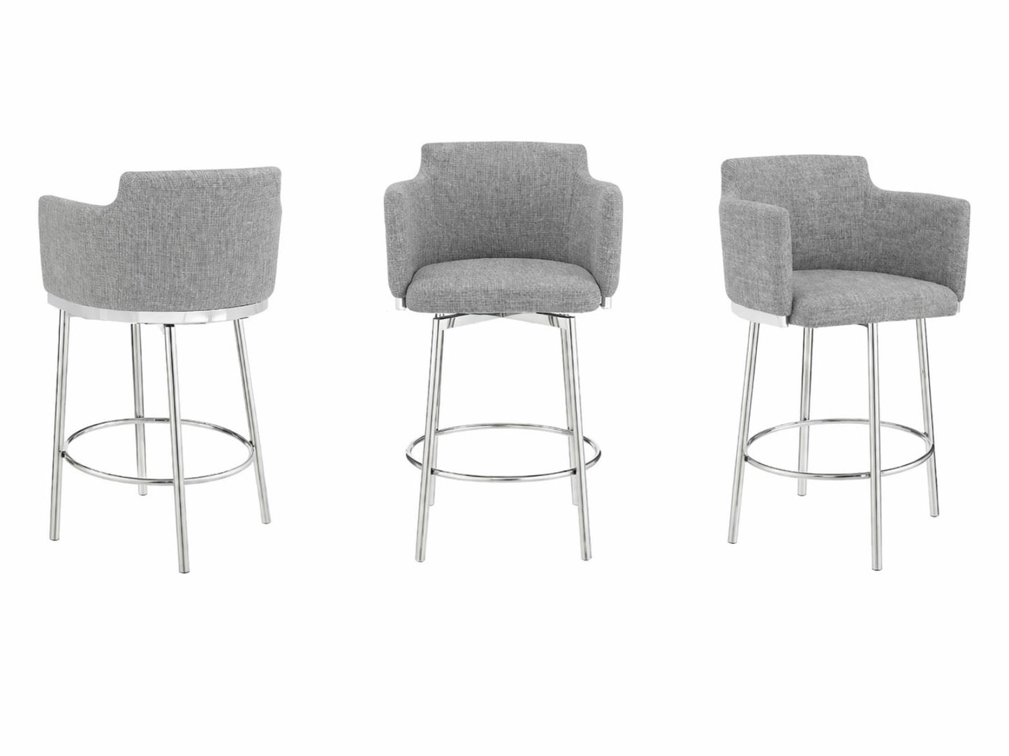 SUZZIE BAR STOOL | GRAY
