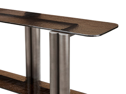 LUCA  | BROWN GLASS WATER WAVE