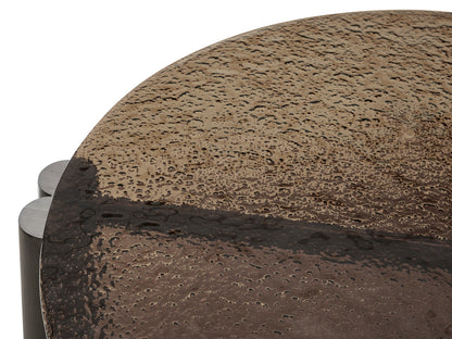 LUCA  | BROWN GLASS WATER WAVE