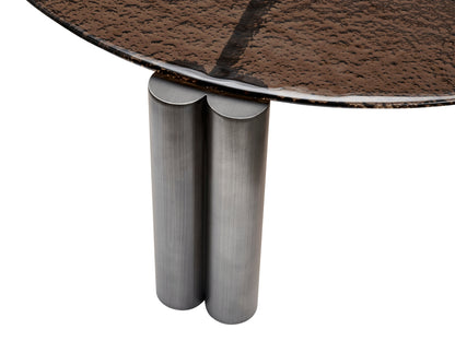 LUCA  | BROWN GLASS WATER WAVE