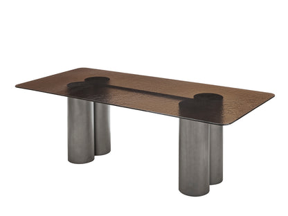 LUCA  | BROWN GLASS WATER WAVE