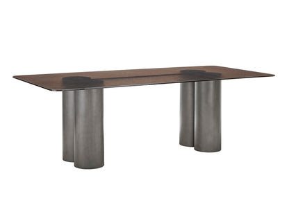 LUCA  | BROWN GLASS WATER WAVE