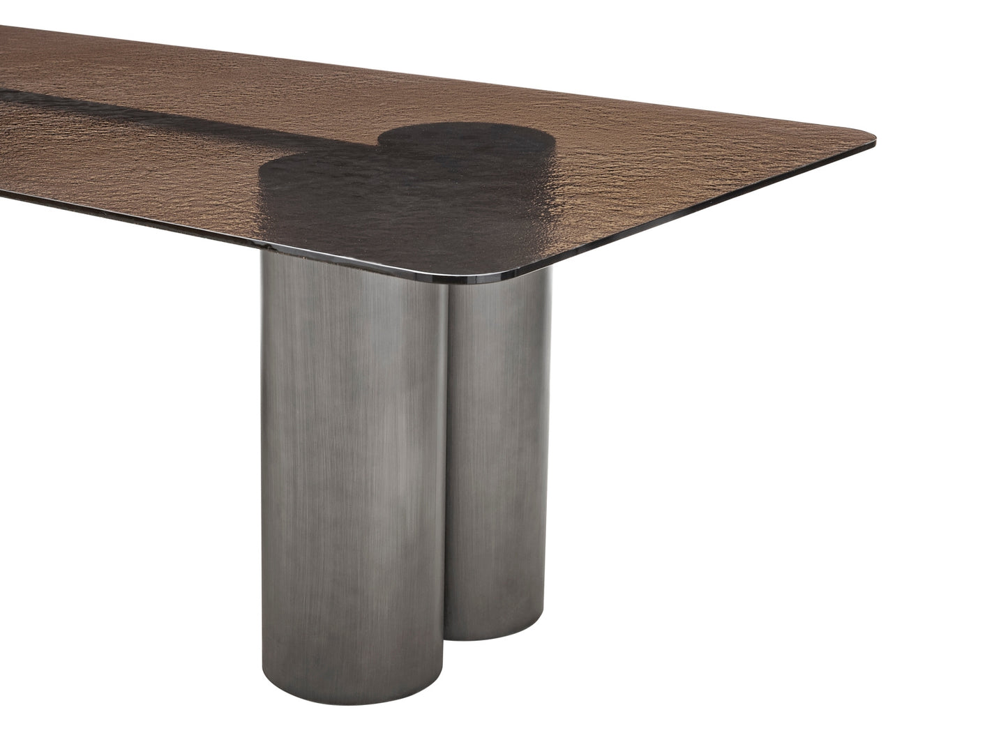 LUCA  | BROWN GLASS WATER WAVE