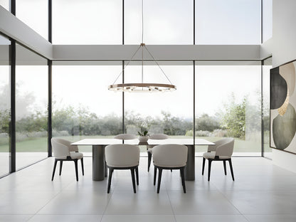 LUCA  | BROWN GLASS WATER WAVE