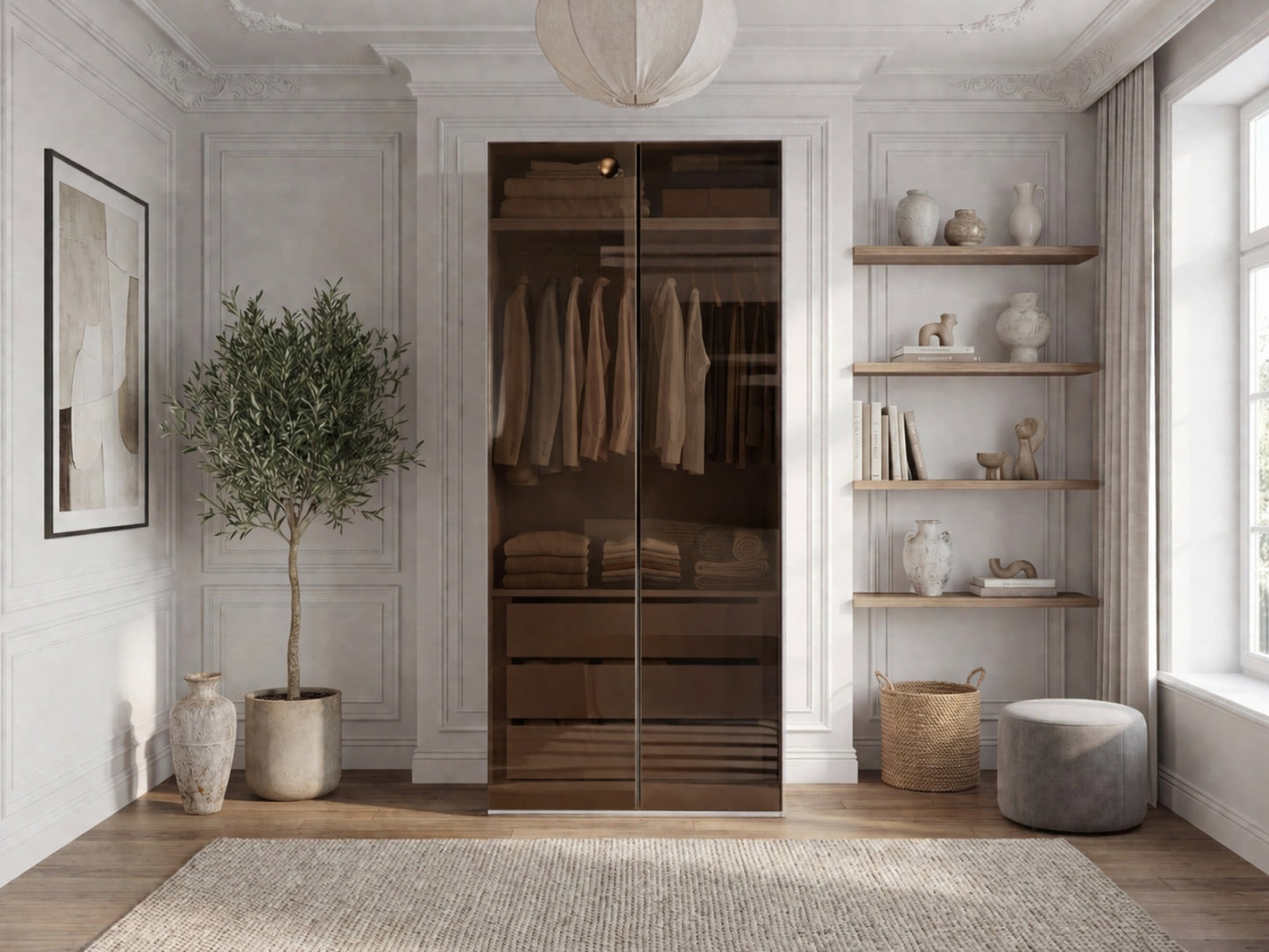 100 HANGER DRAWER V1  | TAUPE