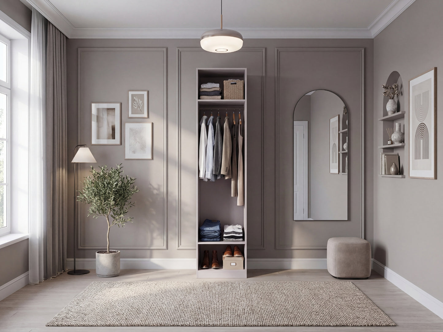 50CM SHELF E20  | TAUPE
