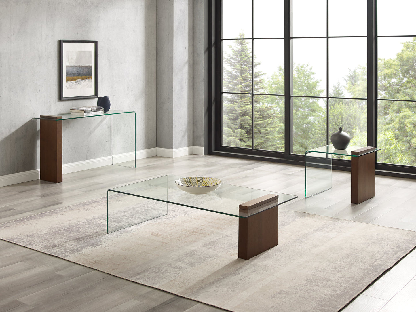 BUONO  | WALNUT GLASS VENEER